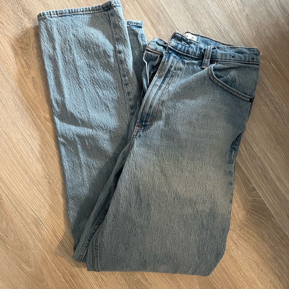 Women’s Abercrombie & Fitch Curve Love Ultra High Rise 90s jeans